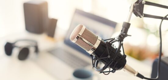 podcast recording station
