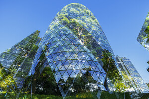 An image of a skyscraper