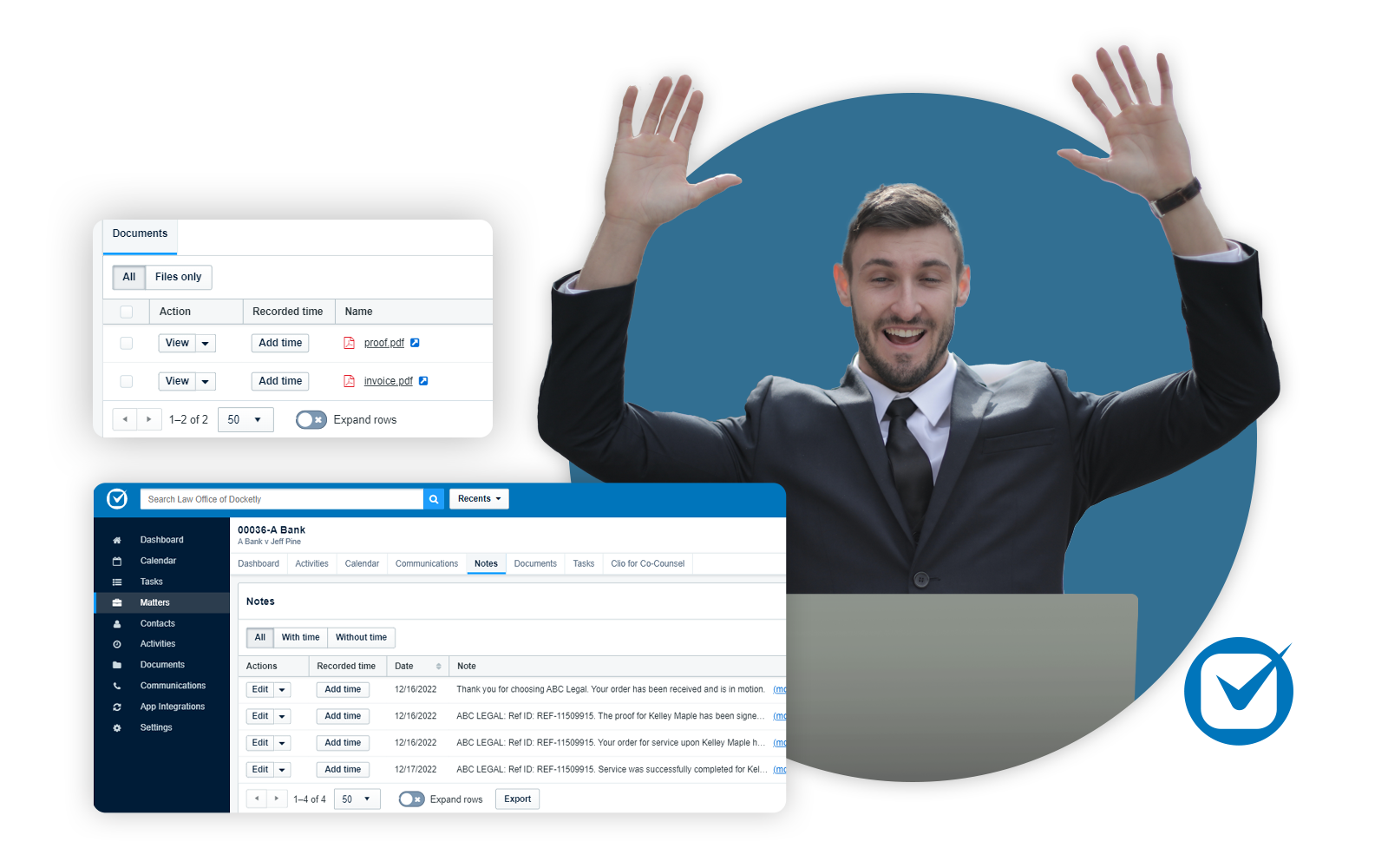 ABC Legal: Service of Process For Clio