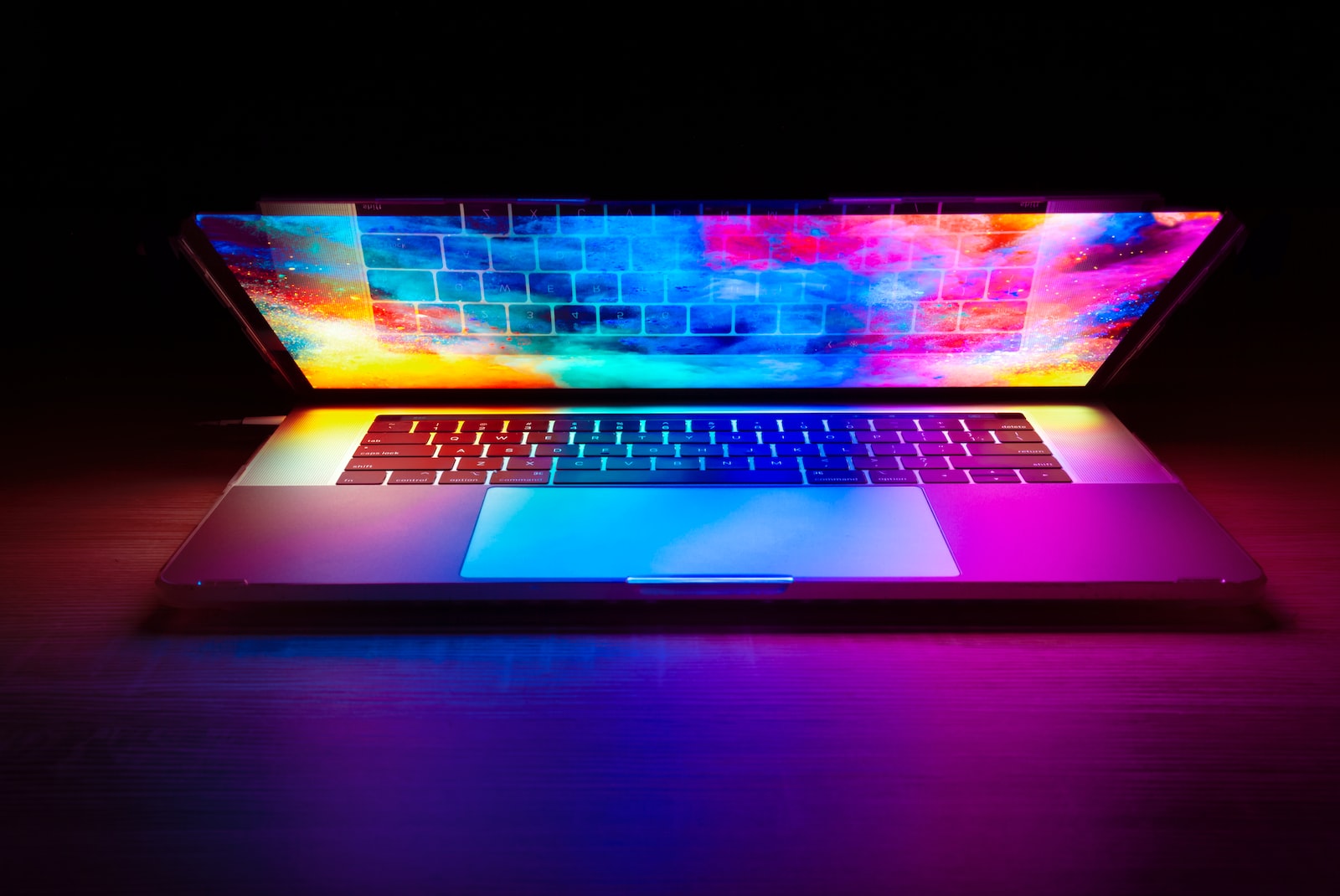 Creative Technology Color Explosion Burst In Laptop Notebook Computer