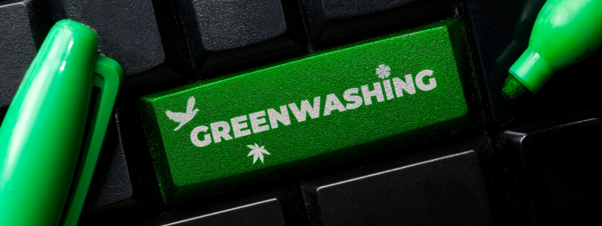 Greenwashing communication technique to build a false image of a company in terms of environmental impact-Shutterstock_1785130841