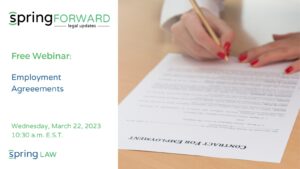 Free Webinar: Employment Agreements