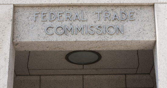 Federal Trade Commission Doorway Sign