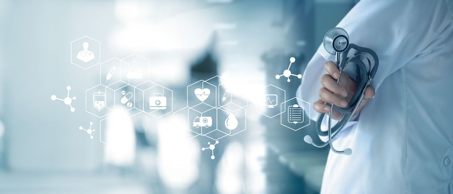 Healthcare Blog Image - doctor & icons