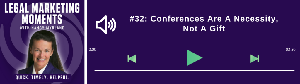 Attendance At Conferences Is Not A Gift. It Is A Necessity.