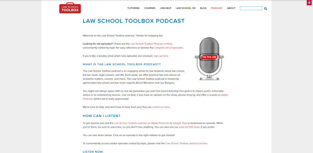 Law School Toolbox screenshot