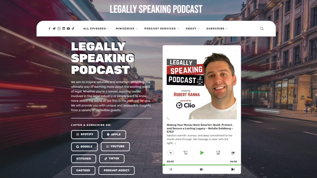Legally Speaking screenshot