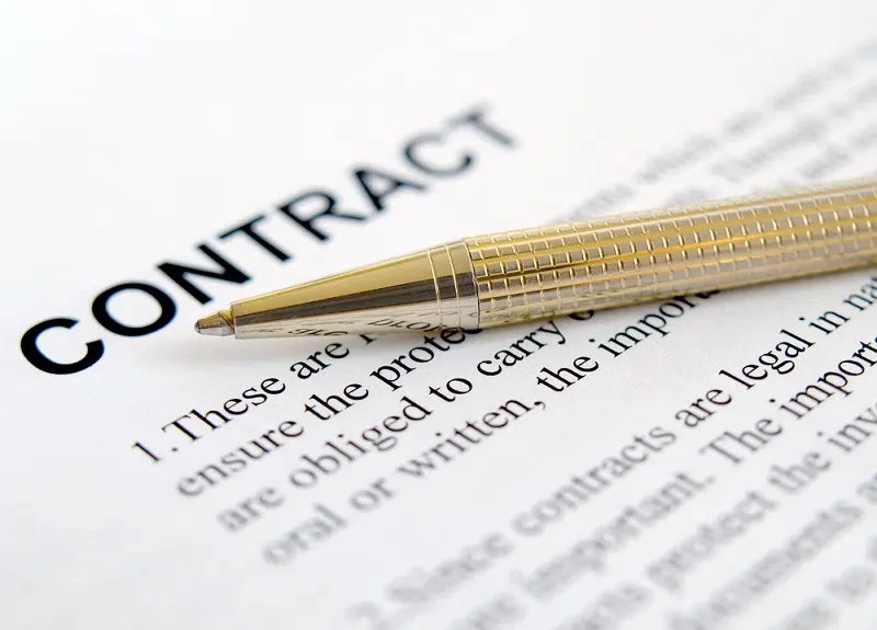 Auto Renewal Contract the pen is on the contract