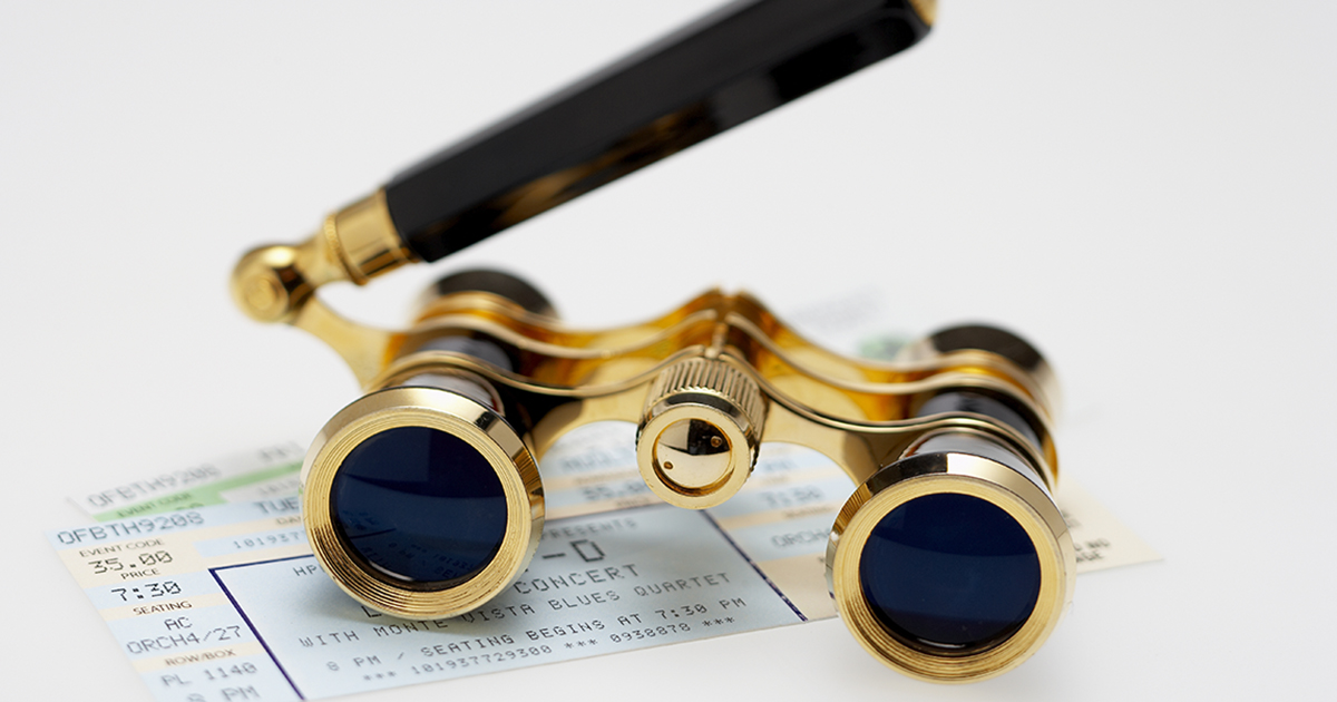 Opera Glasses and Admission Tickets