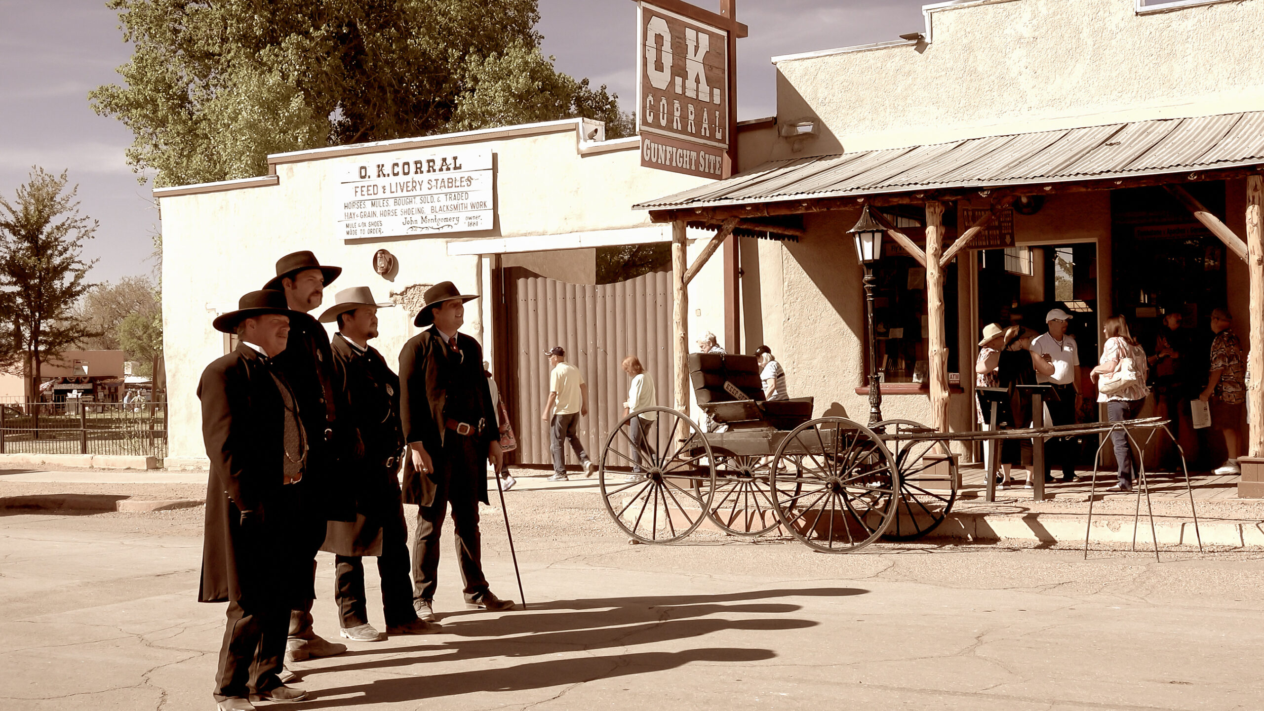 Gunfighters in the wild west