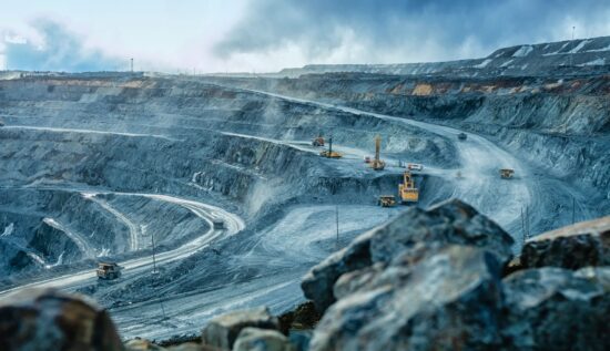 open pit mine