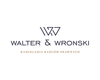 51 Best Law Firm Logos (With Best Practices...) 39 Walter & Wronki law firm logo