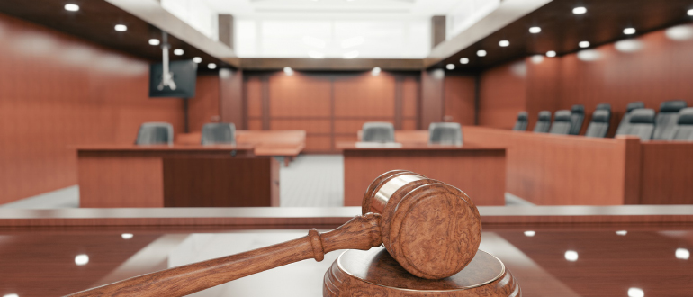 Courtroom And Gavel