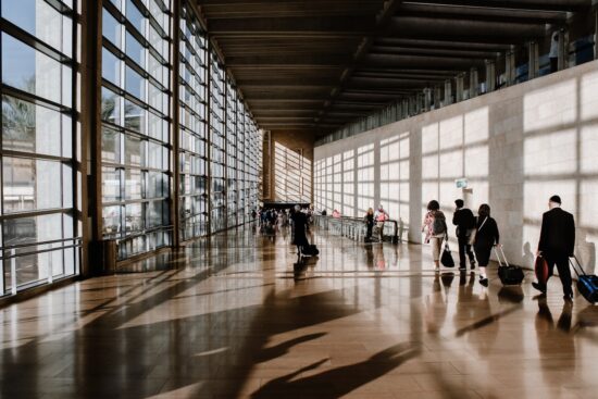 Just another casual walk through the airport.