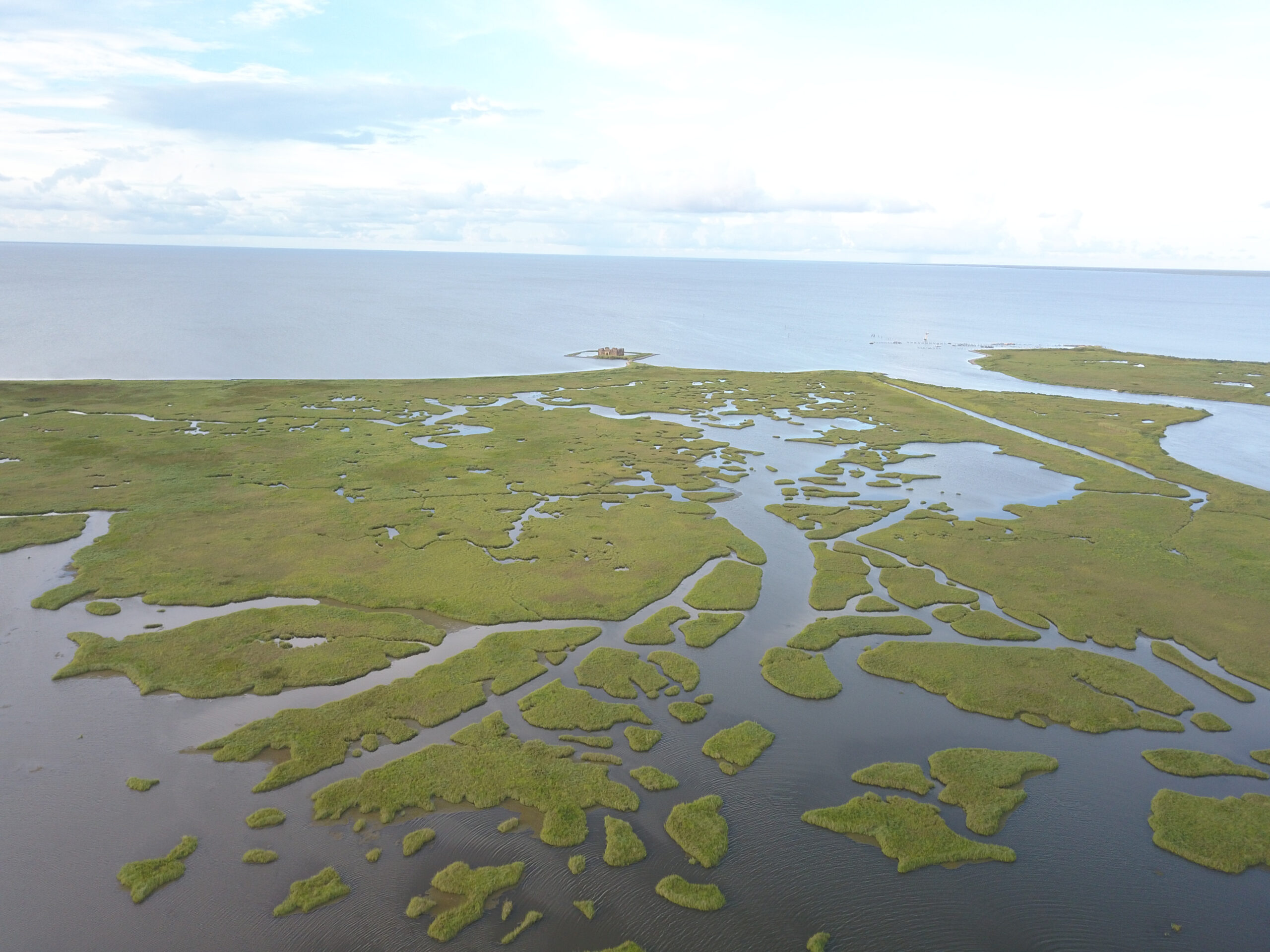Shell,Beach,Drone,Photos,Louisiana
