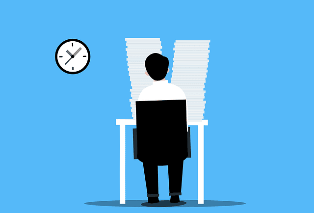 stressed, employee, overwork