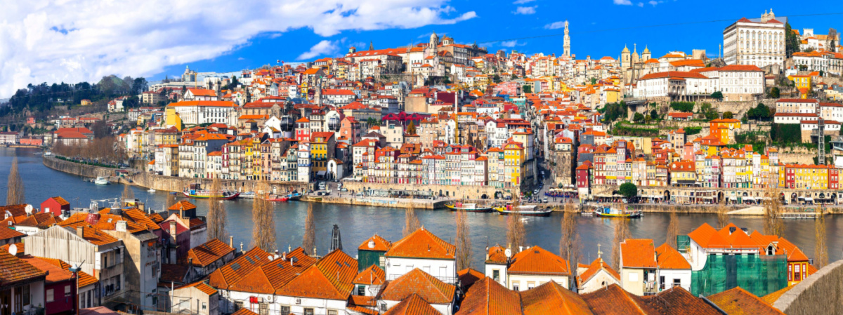 panorama of beautiful Porto town, Portugal travel and landmarks-Shutterstock_1891199452