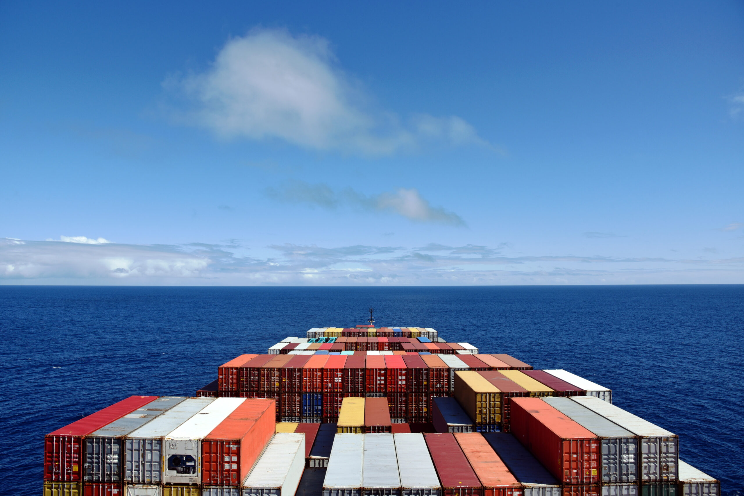 View,On,The,Containers,Loaded,On,Deck,Of,The,Large