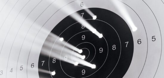 Light coming out of pistol bullet holes