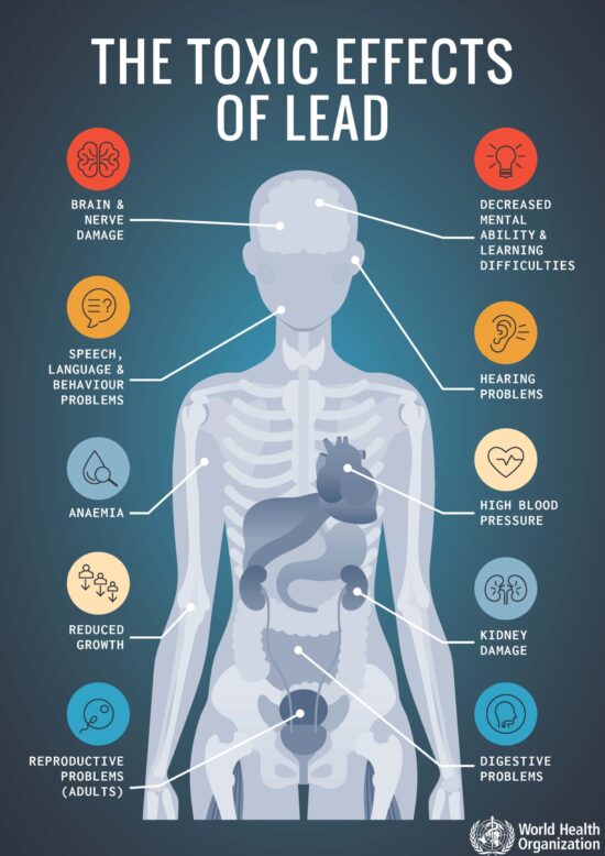Toxic-effects-lead-WHO-logo