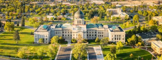 Montana State Capitol, in Helena-Shutterstock_1827760079