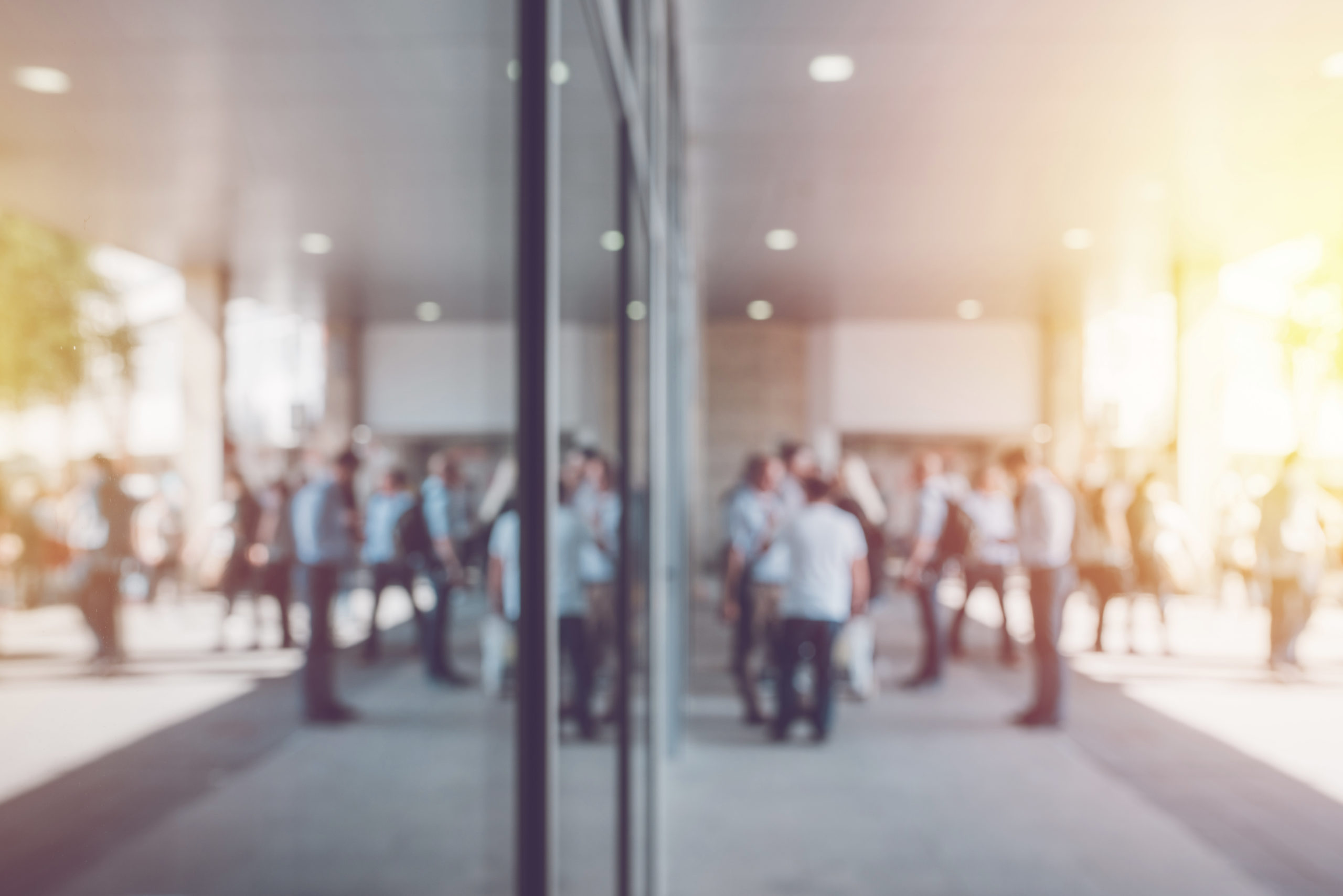 Abstract blur business and entrepreneurship background