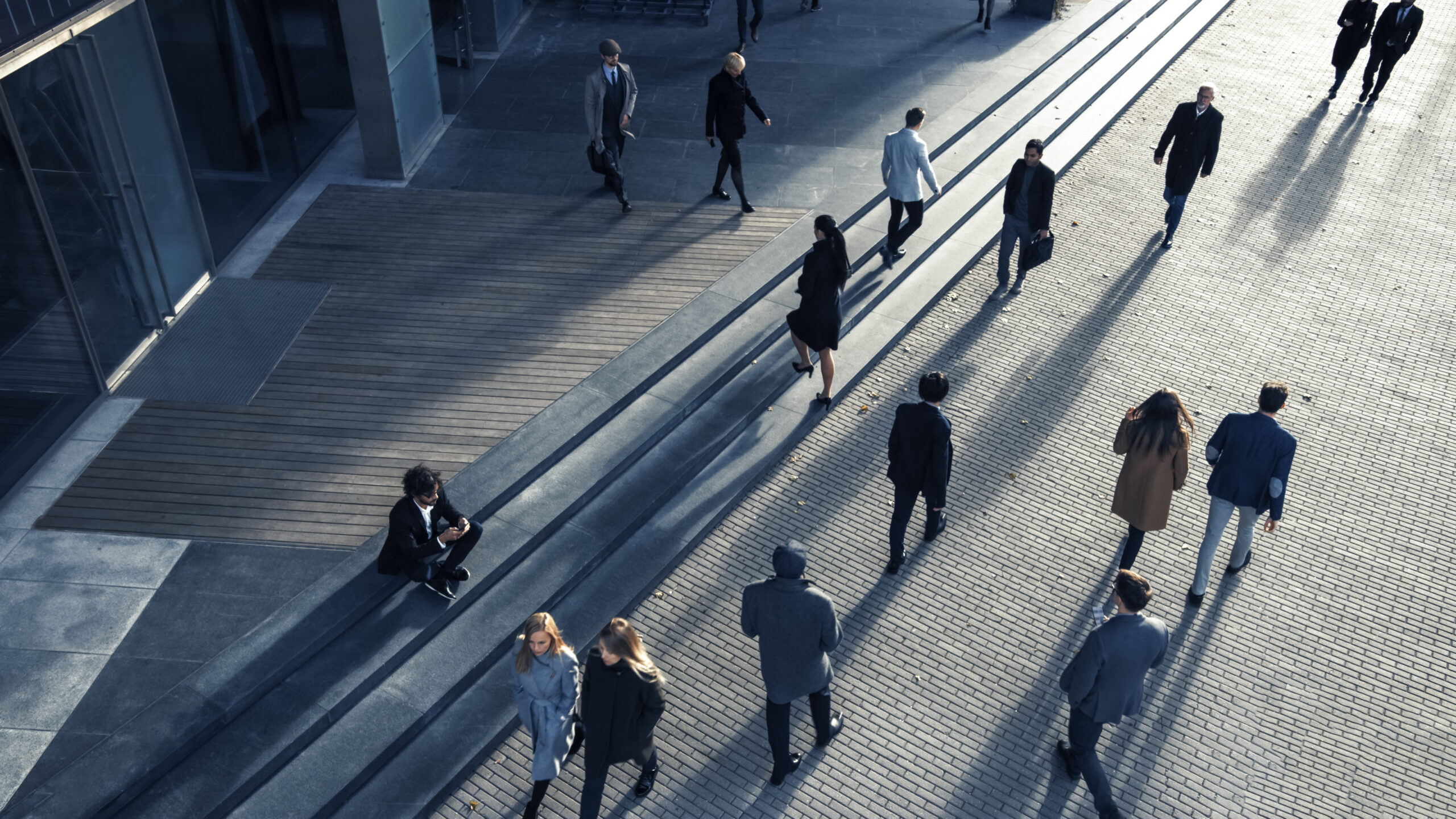 Office,Managers,And,Business,People,Commute,To,Work,In,The