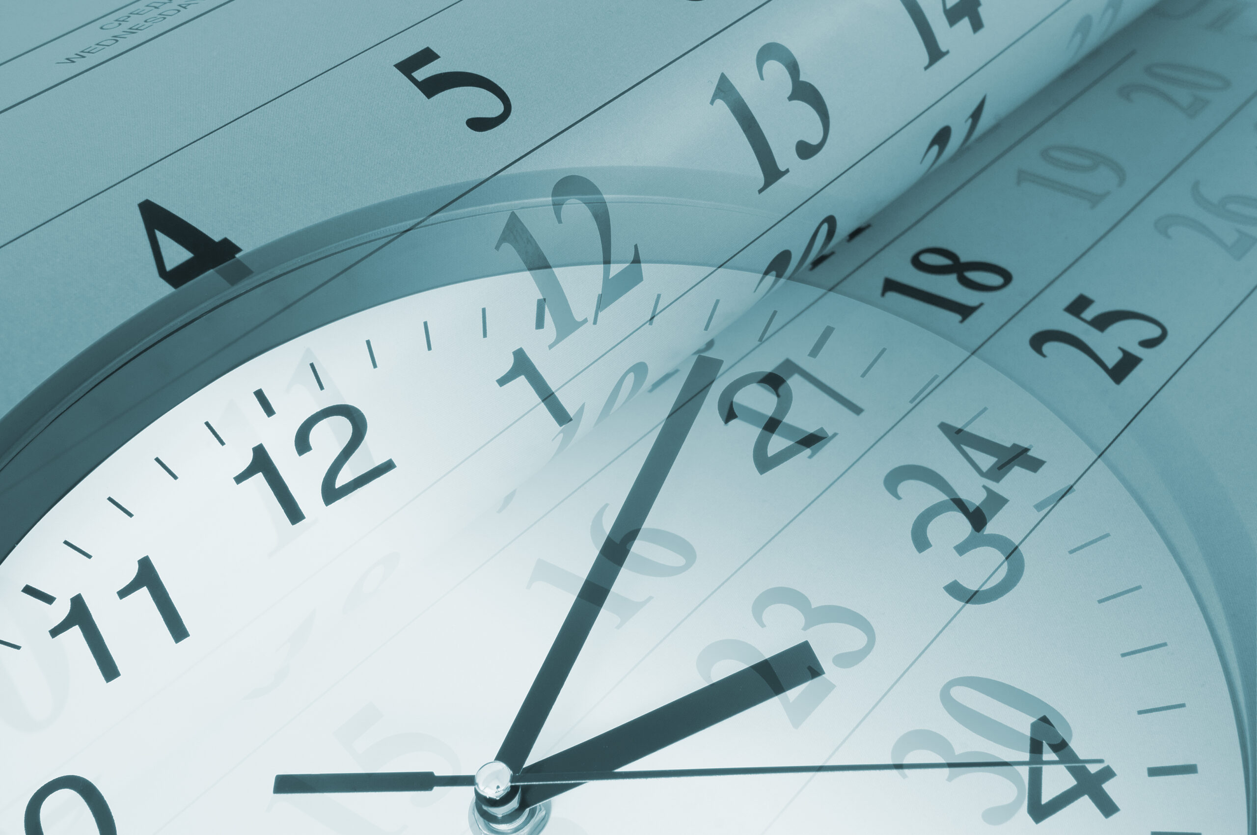 Collage,With,Clock,And,Calendar,,Time,Concept
