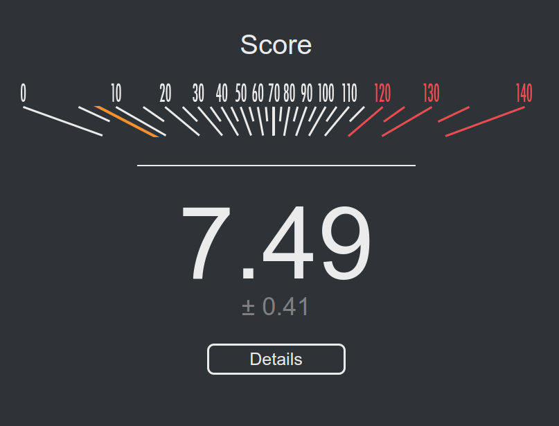 Vivaldi speedometer 3.0 results