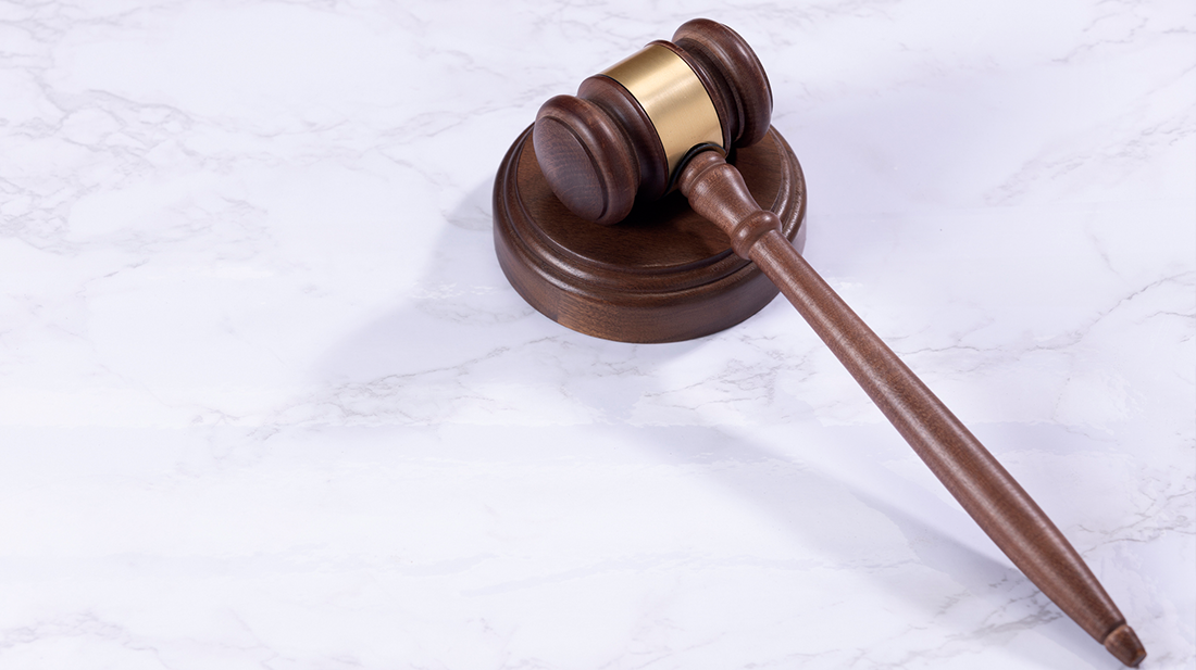 Gavel on marble Getty 2172991386