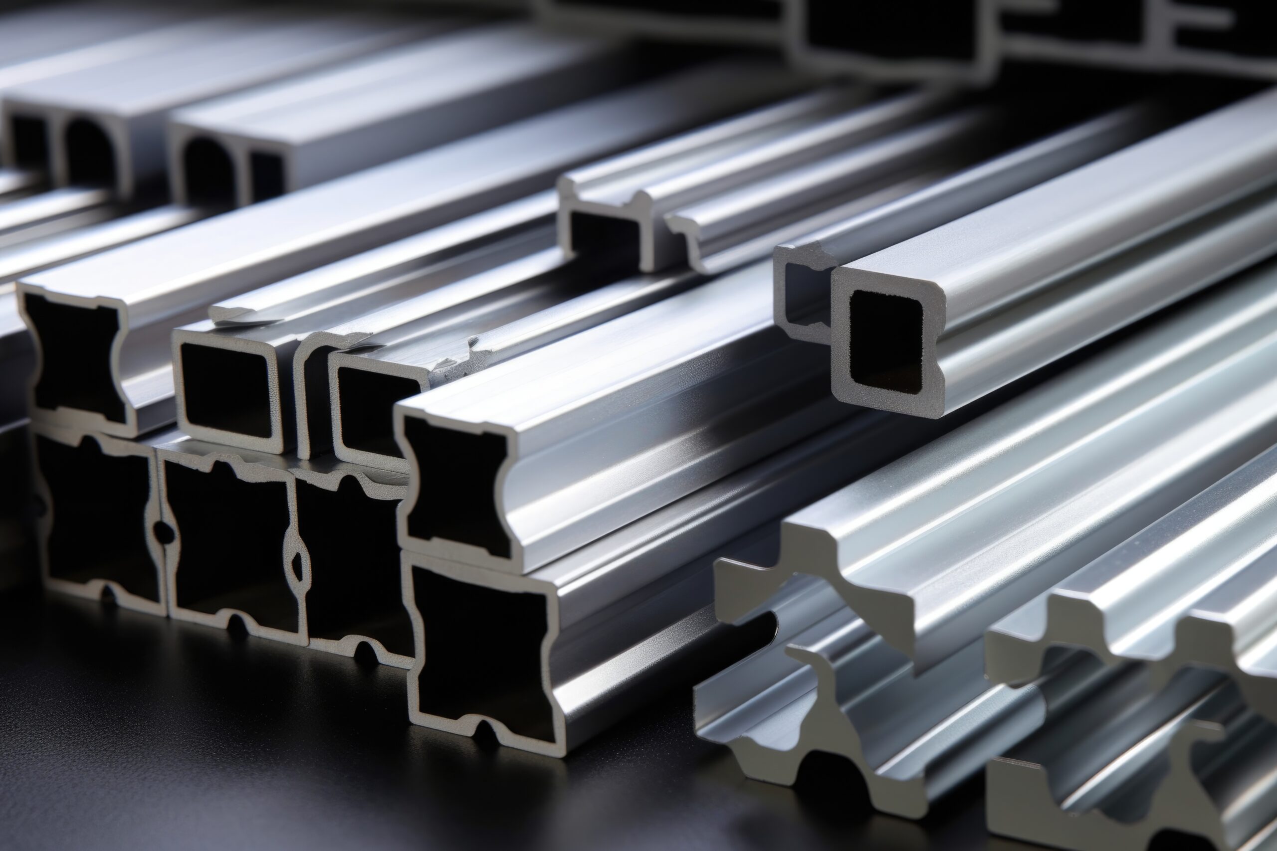 aluminum extrusion process with metal profiles