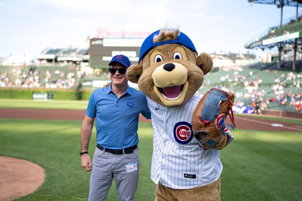 Ray J. Koenig III at the Chicago Cubs Game