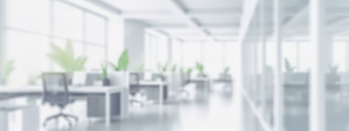 Blurred empty open space office-Shutterstock_2321309325
