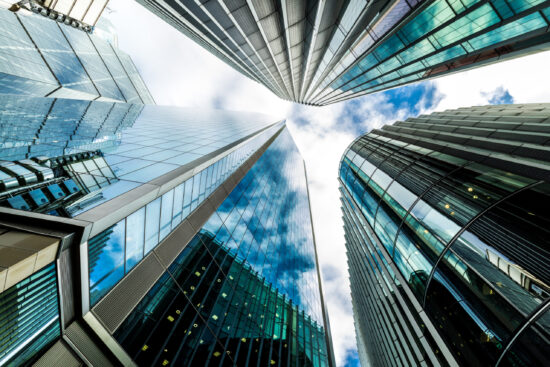 Modern Abstract Architecture in City of London