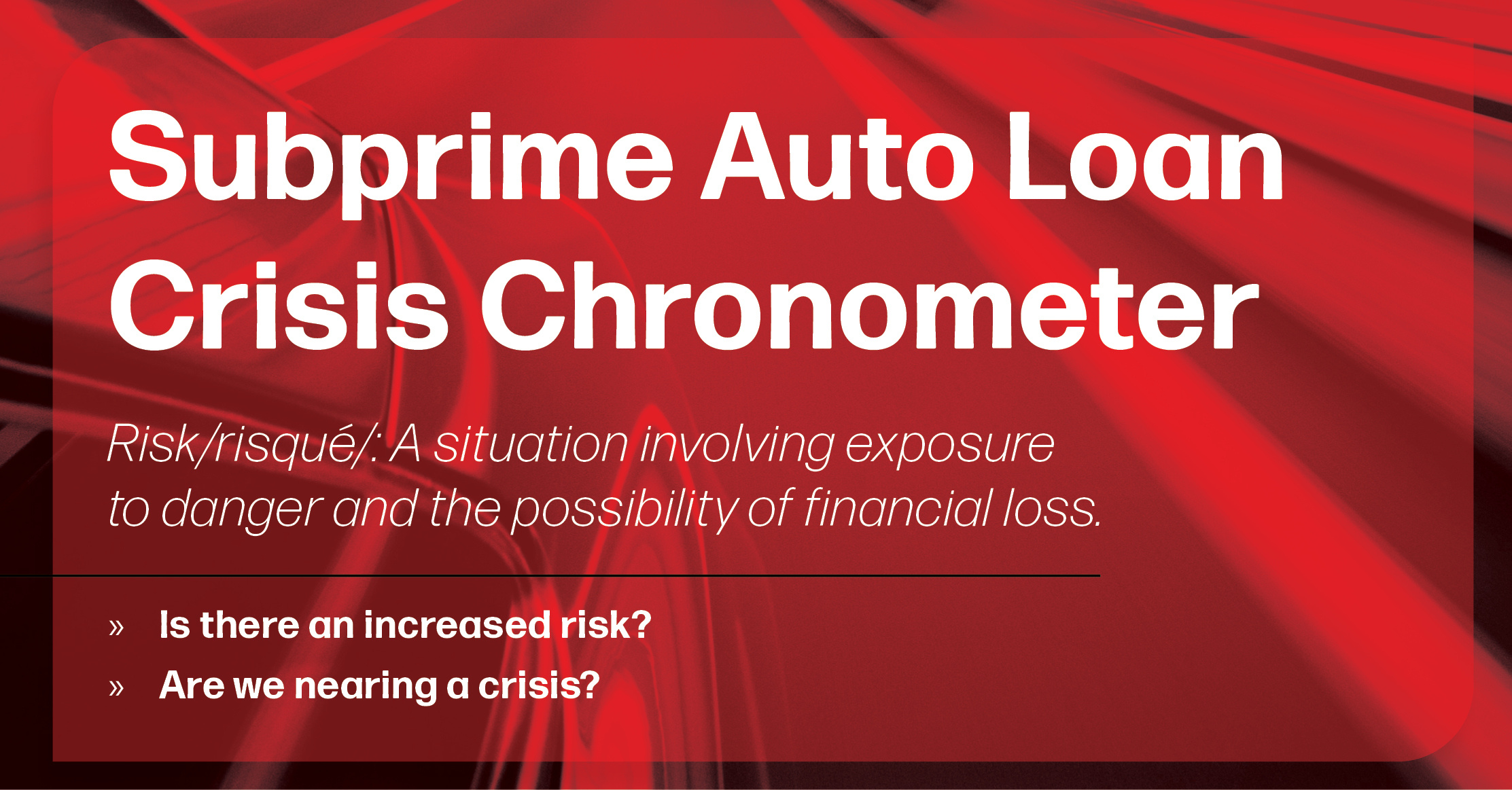 Crisis Chronometer