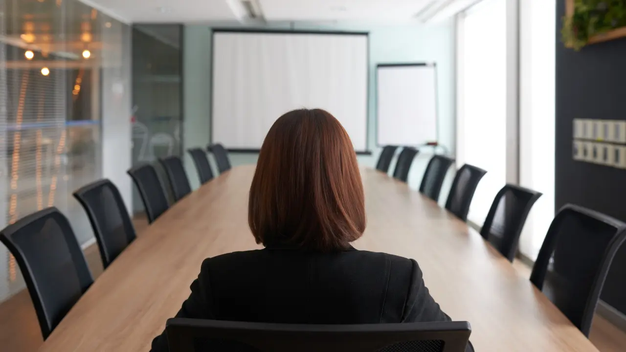 Executive - CEO, woman ready for Law Firm Meetings