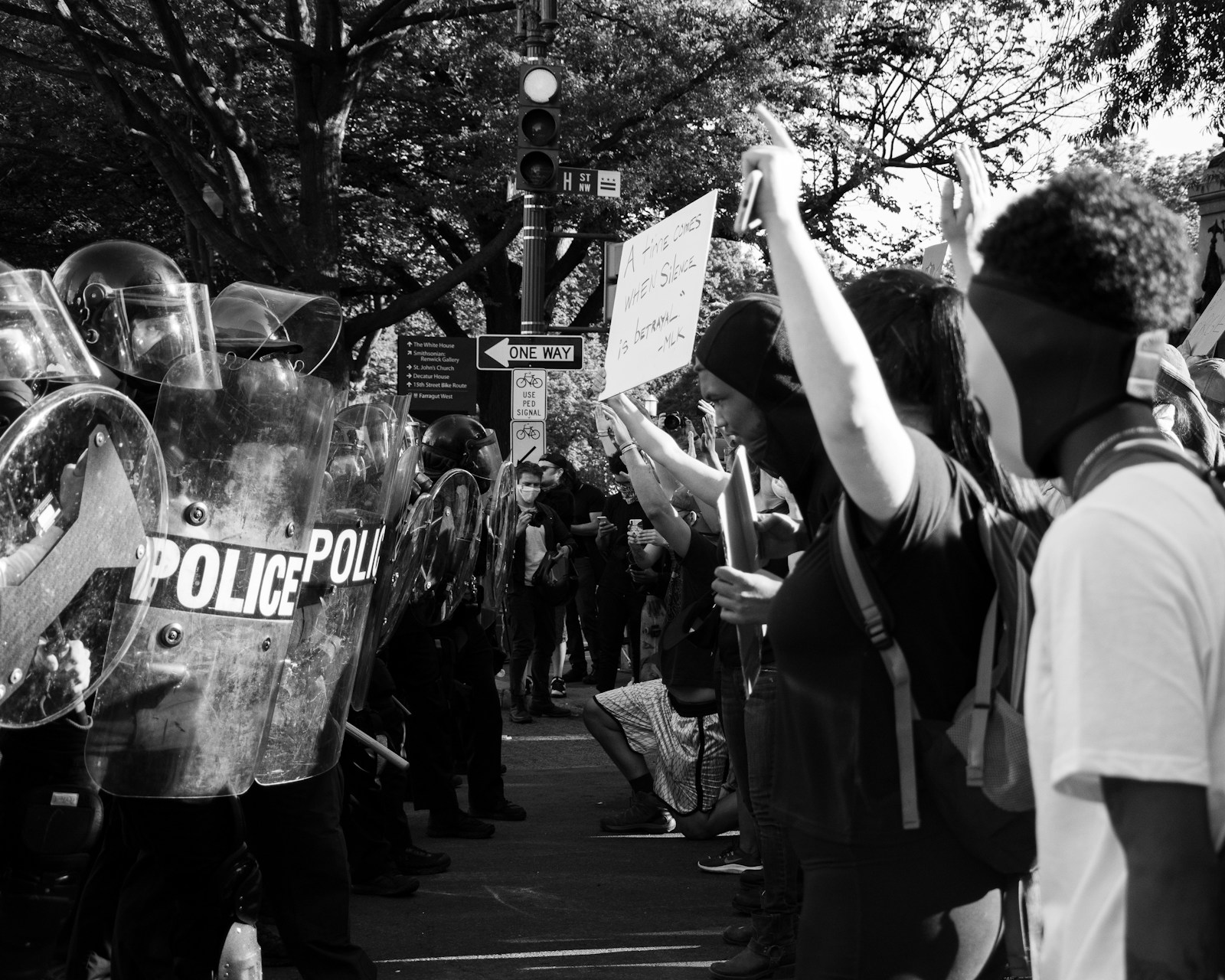 Black Lives Matter Protest in DC, 6/1/2020.
(Instagram: @koshuphotography)
