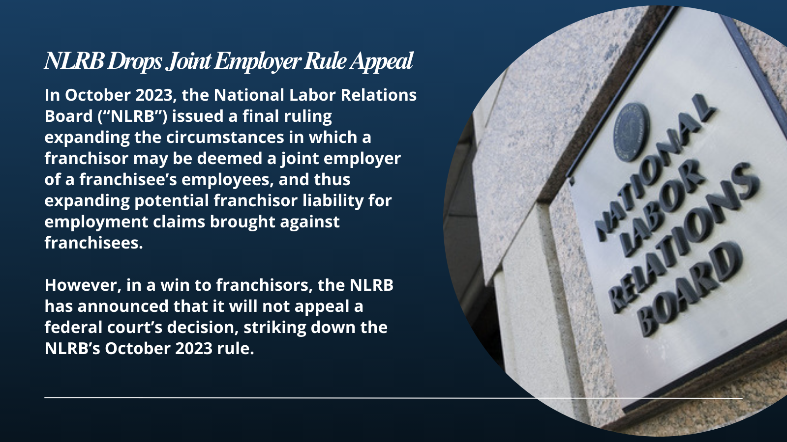 NLRB Drops Joint Employer rule (3)