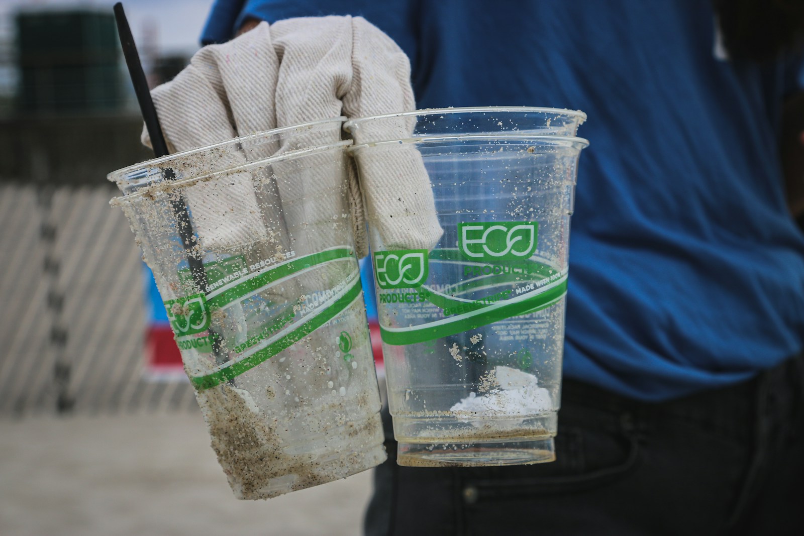 We found these 'compostable' plastic cups during a recent beach cleanup in New York. 
Don't be misled, single use plastic alternatives like these are still harmful to the environment. These 'bioplastics' are often only compostable in an industrial composting facility - meaning in most cases they just end up in the landfill (because they can't be recycled). Even worse, people are led to believe it's more acceptable to litter these items because of their 'green' messaging. 

The best thing you can do is to REDUCE your plastic consumption in the first place. Follow on Instagram @wildlife_by_yuri