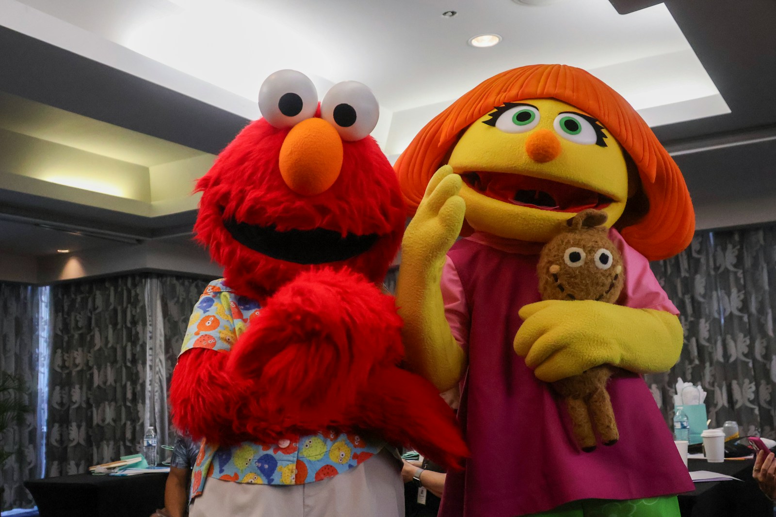Autism advocating with Sesame street
