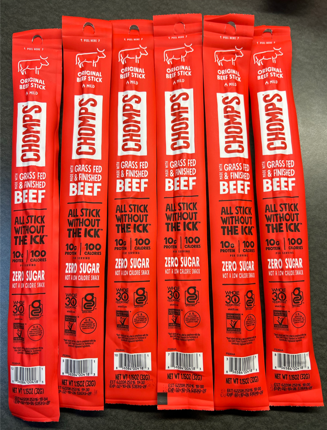 recalled CHOMPS beef sticks