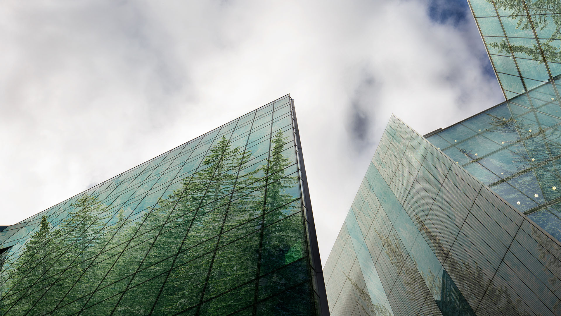 green-corporate-building