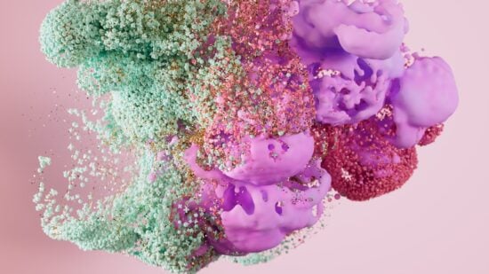 An artist’s illustration of artificial intelligence (AI). This image explores multimodal models. It was created by Twistedpoly as part of the Visualising AI project launched by Google DeepMind.