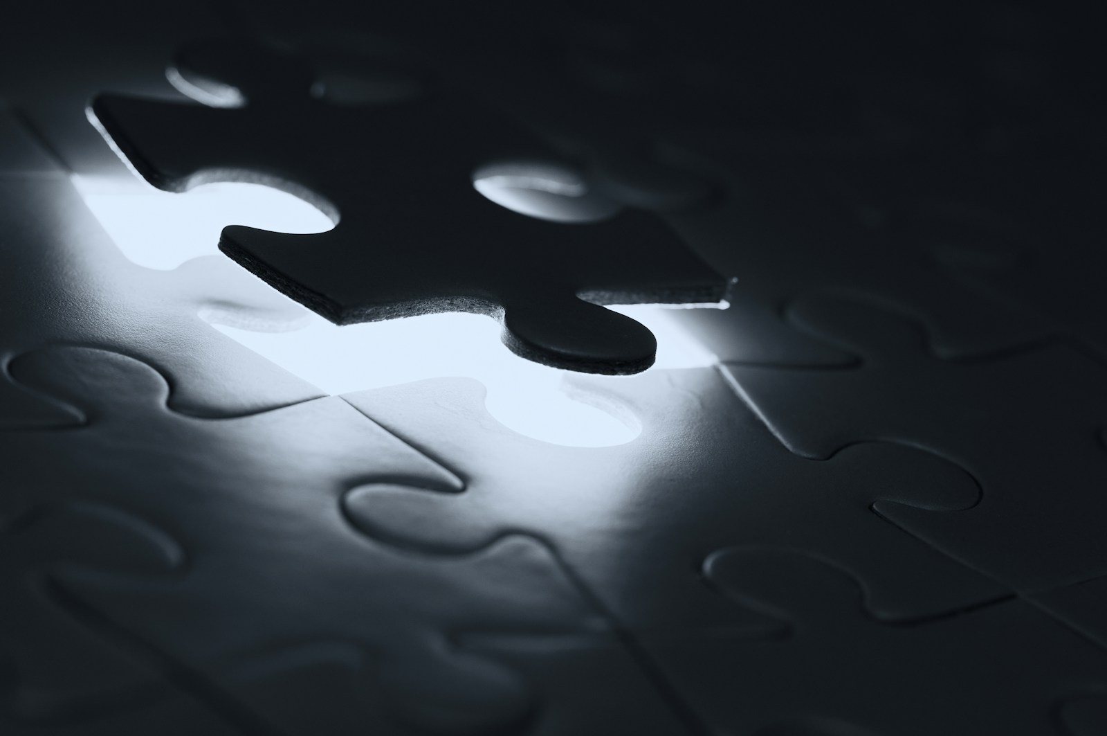 Final puzzle piece hovering over position.