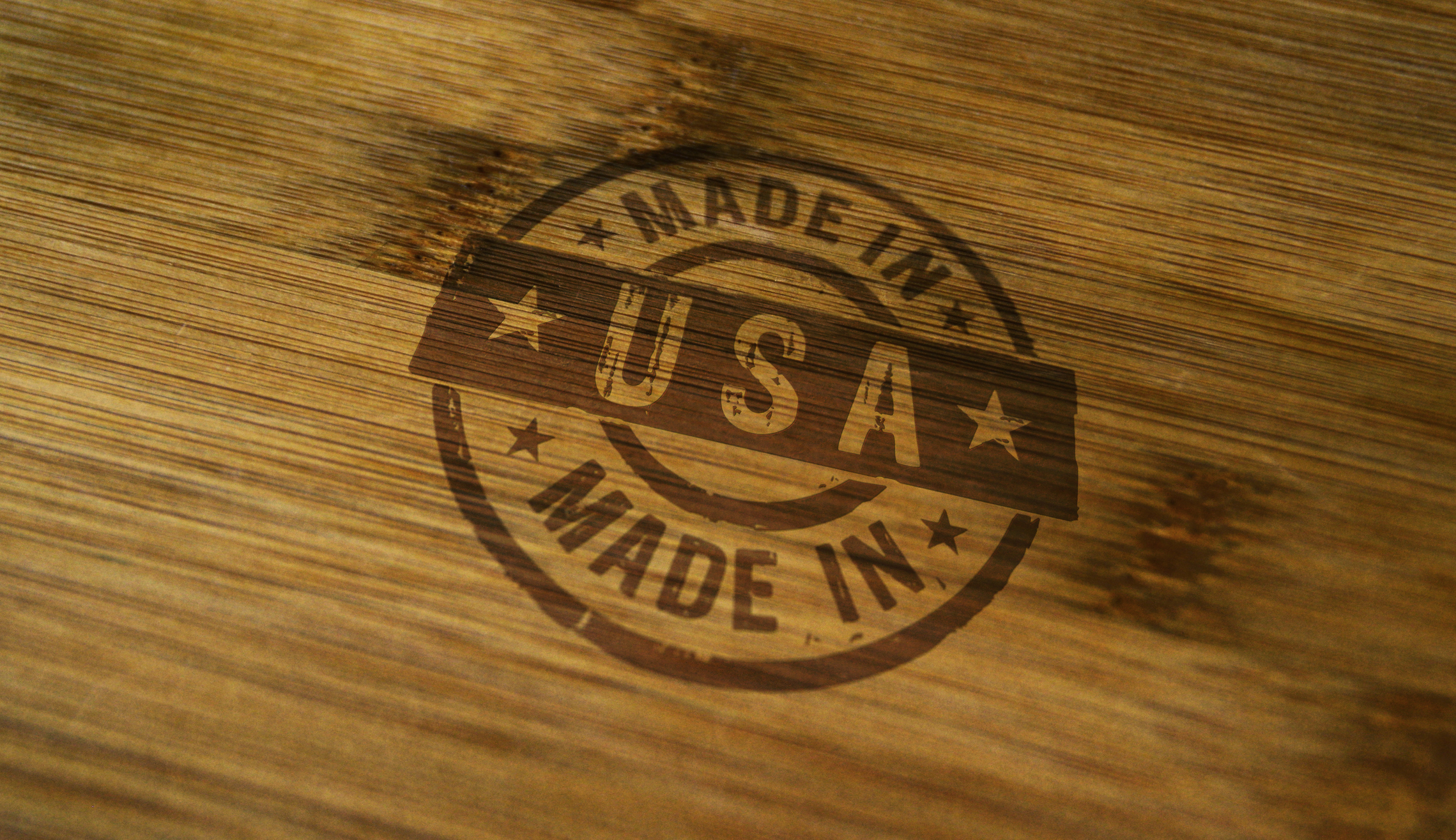 Made in USA stamp and stamping
