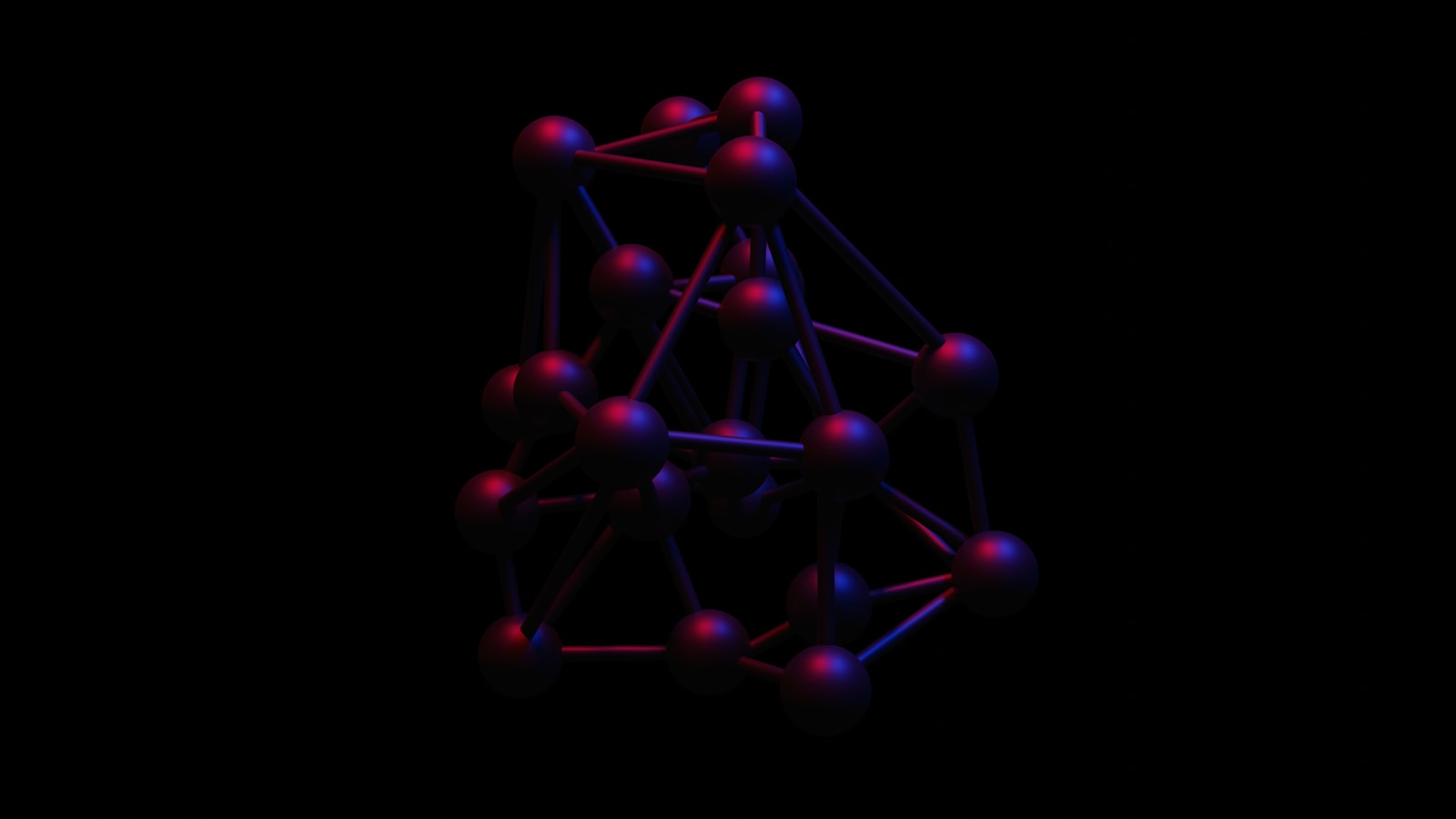 Network created in Blender
