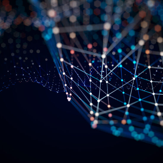 Technology network background concept.