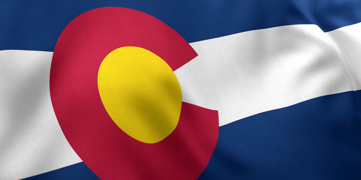 Colorado State Flag, USA