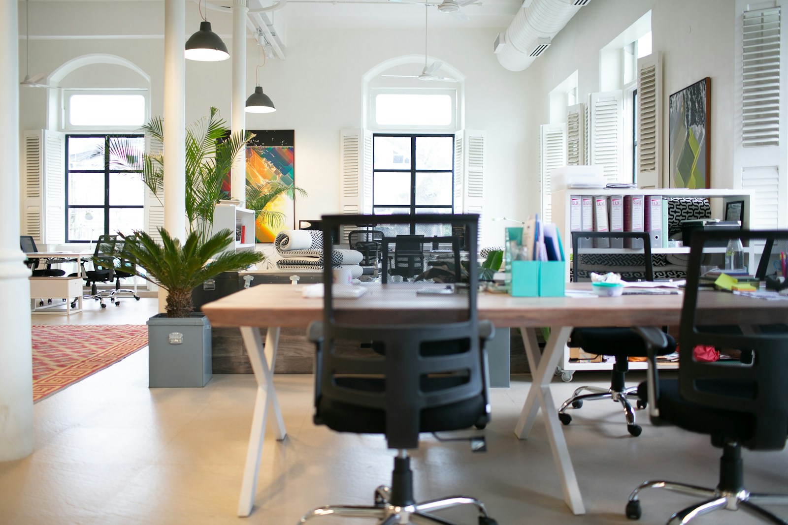 Calm office environment in India