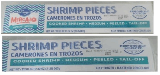 recalled Kroger radioactive shrimp